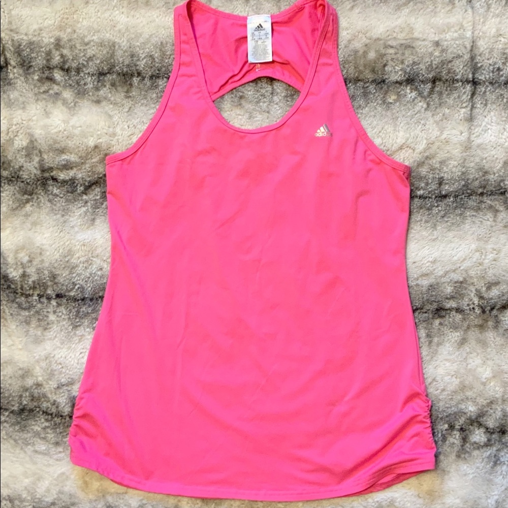 Adidas Climalite Tank Top - Keyhole & Cinched Tank